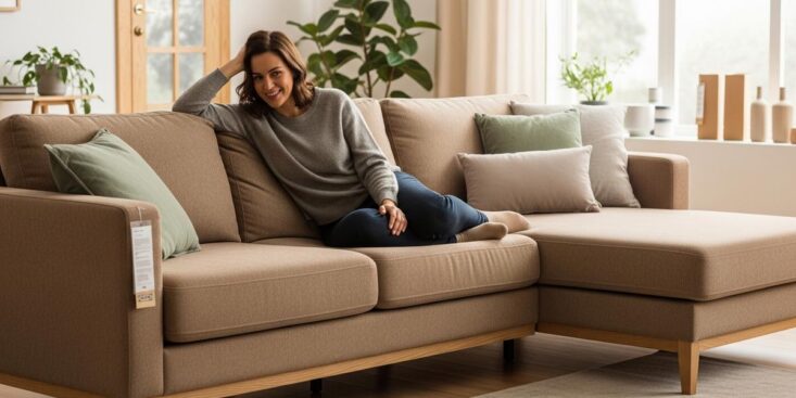 SoonNight - IKEA casse le prix de son canapé familial avec méridienne : il passe sous les 900 € en 2026