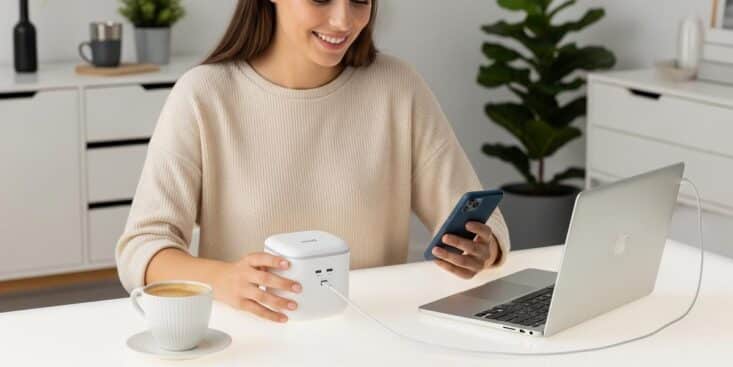 SoonNight - Ikea Sjöss 45W : ce chargeur compact cache une double prise USB très pratique