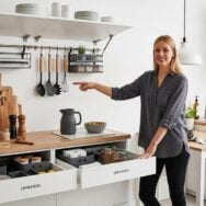 SoonNight - Ikea : les 4 astuces d'une experte pour optimiser chaque centimètre de votre petite cuisine