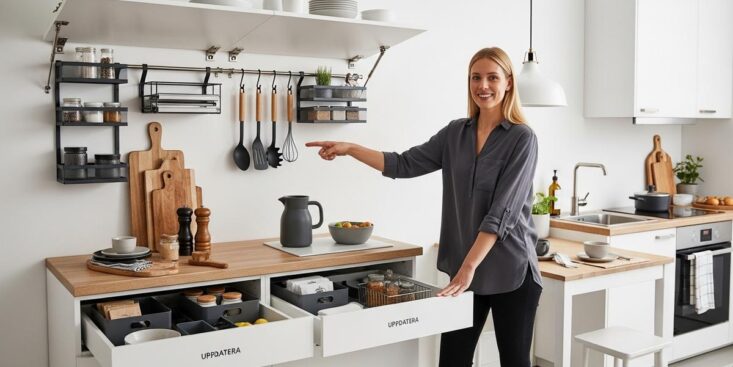 SoonNight - Ikea : les 4 astuces d'une experte pour optimiser chaque centimètre de votre petite cuisine