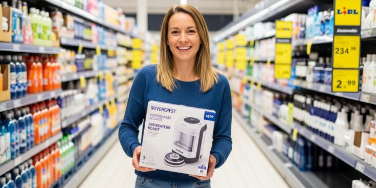 SoonNight - Lidl : cet aspirateur robot Silvercrest à moins de 100 euros fait un carton dans vos rayons