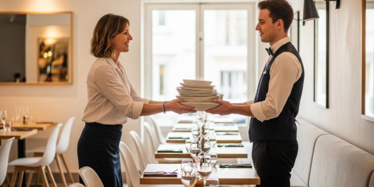 SoonNight - Aider les serveurs à débarrasser la table : ce que ce geste révèle sur votre personnalité selon la psychologie