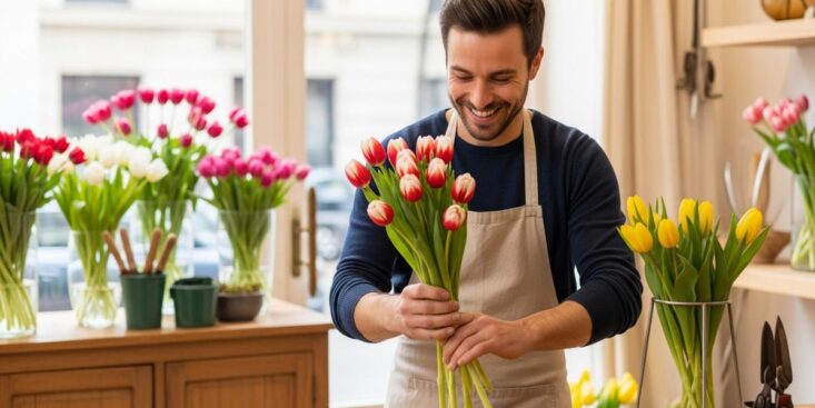 SoonNight - Tulipes : un fleuriste révèle ses techniques pour faire durer votre bouquet bien plus longtemps
