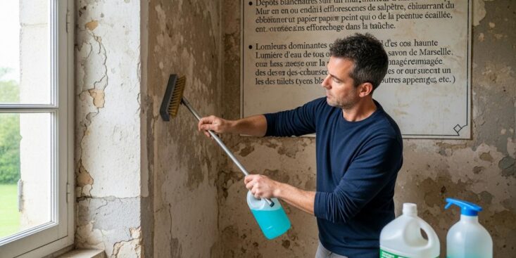 SoonNight - Salpêtre sur vos murs : 4 astuces vraiment efficaces pour l'éliminer définitivement