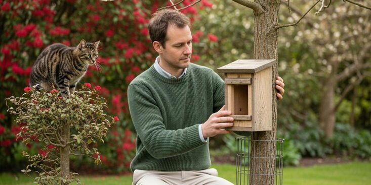 SoonNight - Nids d'oiseaux : 9 astuces efficaces pour protéger votre jardin des chats de passage