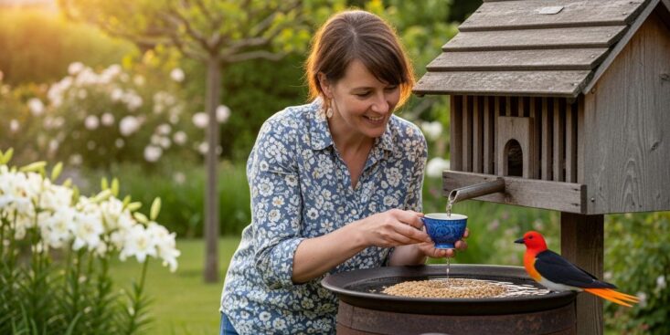 SoonNight - Mangeoire des oiseaux : cet objet simple à déposer dessus les attire efficacement au printemps 2026