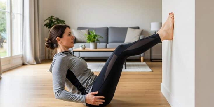 SoonNight - Pilates au mur : 4 exercices simples pour tonifier votre corps à la maison
