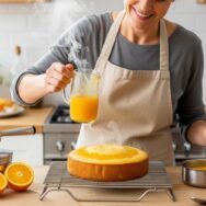 SoonNight - Gâteau au yaourt ultra moelleux : le jus d'orange frais versé après cuisson change tout