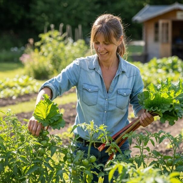 SoonNight - Feuilles de rhubarbe : cette astuce naturelle éloigne les limaces et nourrit vos tomates