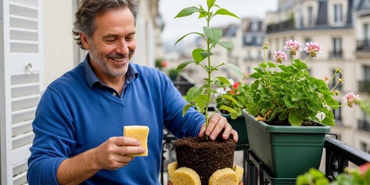 SoonNight - Vieilles éponges : ne les jetez plus, elles peuvent aider vos plantes au jardin