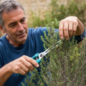SoonNight - Romarin abîmé : la taille-choc en avril-mai permet de le sauver en six semaines