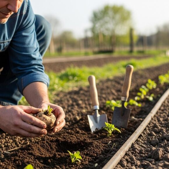 SoonNight - Pommes de terre : plantez à 10-15 cm de profondeur pour multiplier votre récolte au potager