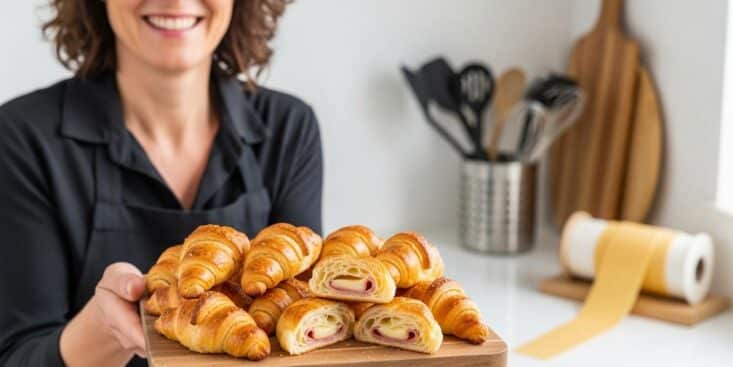 SoonNight - Une pâte du commerce transformée en mini croissants dorés pour l'apéro en 15 minutes