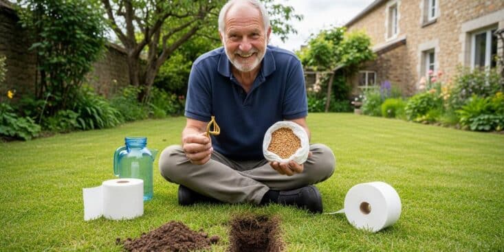 SoonNight - Pelouse trouée : l'astuce TikTok au papier toilette fait repousser votre gazon en 3 jours