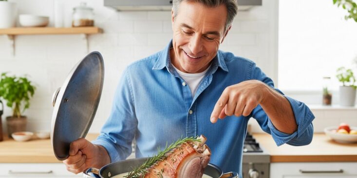 SoonNight - Laurent Mariotte révèle son astuce pour un rôti de porc ultra tendre : la cuisson au lait