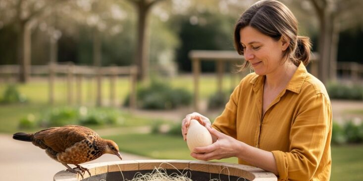 SoonNight - Vos poules ne pondent plus : placez un œuf factice dans le pondoir pour relancer la ponte naturellement