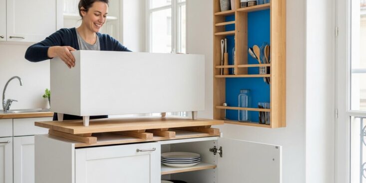 SoonNight - Hack IKEA: cette commode MALM détournée en îlot double votre rangement cuisine sans percer vos murs de locataire