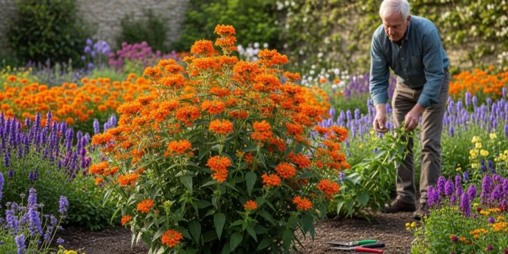 SoonNight - Leonotis leonurus : cette vivace à fleurs orange transforme votre massif en décor spectaculaire ce printemps