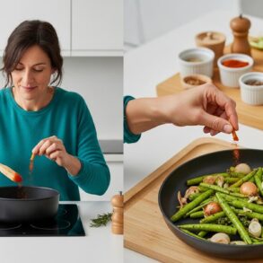SoonNight - Haricots verts à la poêle: cette cuisson avec ail et épices remplace la cuisson à l'eau