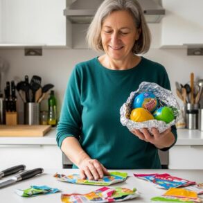 SoonNight - Papier alu des œufs de Pâques : 3 astuces pour le réutiliser avant de le recycler