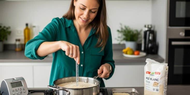 SoonNight - Cuisson du riz : la technique de la phalange vous garantit des grains parfaitement séparés sans balance ni doseur