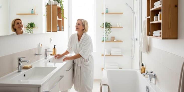 SoonNight - Petite salle de bain : 12 agencements pour installer douche et baignoire ensemble