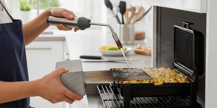 SoonNight - Grille de four noire : cette pierre ponce à moins de 15 euros sur Amazon la fait briller sans frotter