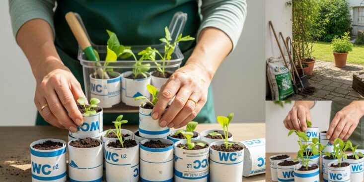 SoonNight - Rouleaux de papier WC : voici comment les transformer en godets gratuits pour vos semis au potager