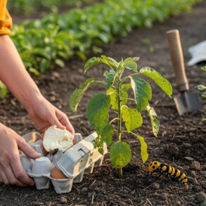 SoonNight - Doryphores : la boîte à œufs en carton posée sous vos plants les piège sans effort chaque nuit