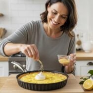 SoonNight - Tarte au citron sans four : la recette à la poêle qui bluffe vos invités