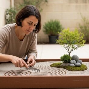 SoonNight - Patio bruyant : ce mini jardin zen japonais en bac le transforme en coin calme en quelques heures sans travaux