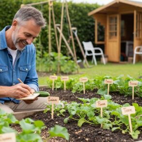 SoonNight - Étiquettes de semis gratuites et résistantes à la pluie : le crayon sur bois de cagette fait ses preuves