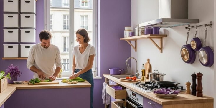 SoonNight - Cuisine de 5 m² : ce choix radical double visuellement votre espace sans modifier l'implantation