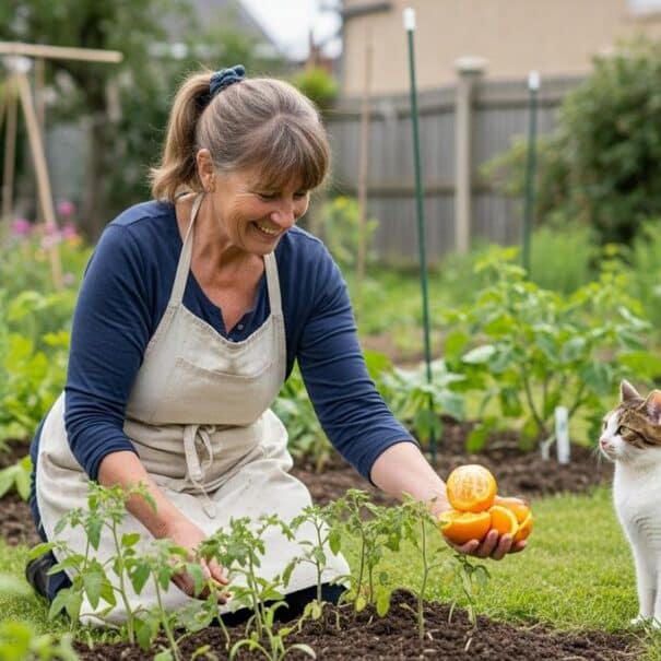 SoonNight - Peau d'orange : ce répulsif naturel éloigne les chats de votre potager