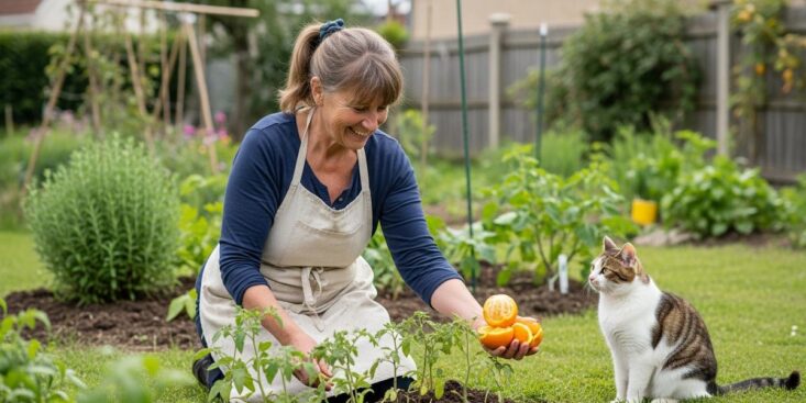 SoonNight - Peau d'orange : ce répulsif naturel éloigne les chats de votre potager