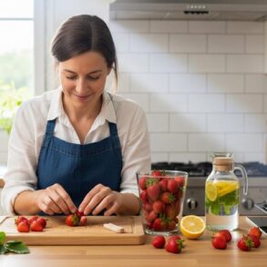 SoonNight - Queues de fraises : arrêtez de les jeter, voici comment les utiliser en cuisine pour vos sirops et infusions