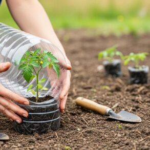 SoonNight - Bouteille en plastique : cette astuce gratuite protège vos semis du froid en avril