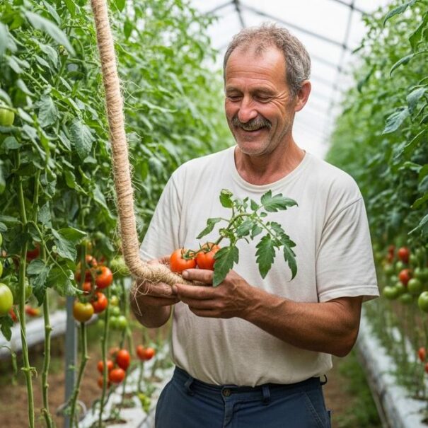 SoonNight - Tomates : la méthode hollandaise par ficelle remplace vos tuteurs et évite l'erreur de 80 % des jardiniers