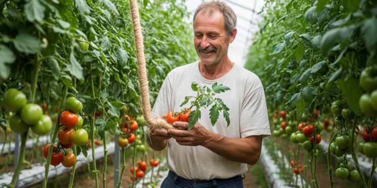 SoonNight - Tomates : la méthode hollandaise par ficelle remplace vos tuteurs et évite l'erreur de 80 % des jardiniers