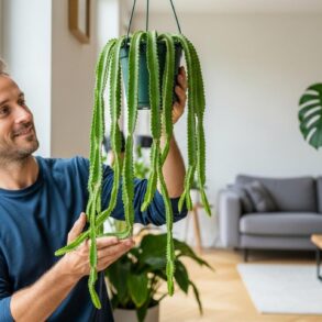SoonNight - Cactus zigzag : cette plante retombante sans épines remplace votre Monstera avec un entretien ultra facile