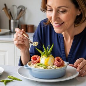 SoonNight - Œufs crémeux aux asperges vertes et gorgonzola : la recette facile pour votre entrée de printemps