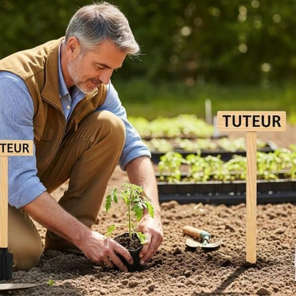 SoonNight - Tomates : installez vos tuteurs du 28 avril au 4 mai pour éviter de blesser les racines de vos plants