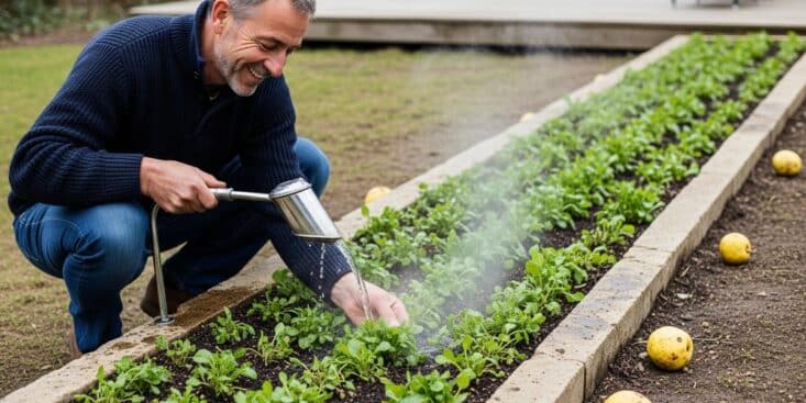 SoonNight - Fini les mauvaises herbes entre les dalles : cette eau de cuisson que vous jetez chaque soir fait le travail à 0 euro