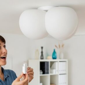 SoonNight - « Je suis choquée » : cette locataire a transformé son plafonnier moche en luminaire design pour moins de 70 €