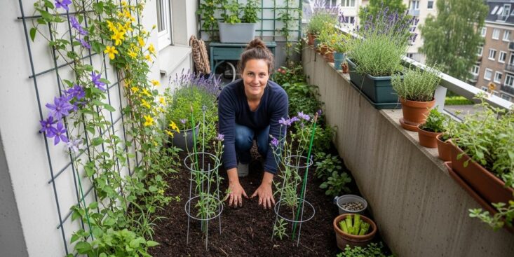 SoonNight - Mon balcon bétonné attirait zéro abeille : 4 gestes de jardinage vertical ont tout changé