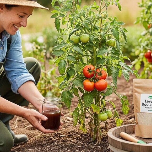 SoonNight - Ce produit du placard versé au pied des tomates les rend plus grosses et bien plus savoureuses