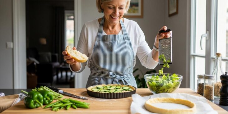 SoonNight - Cette recette de tarte aux légumes de saison donne une seconde vie au pain rassis et zéro gaspillage
