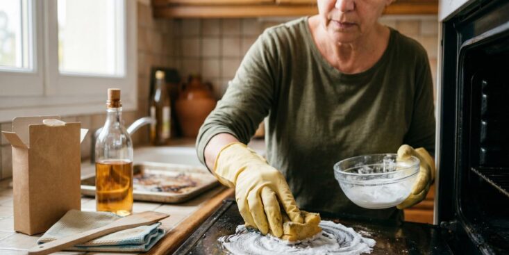 Soonnight - Fini les résidus brûlés au fond du four : la recette de grand-mère au bicarbonate qui change tout