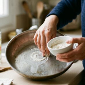Soonnight - Je frottais ma poêle en inox ternie depuis des mois sans résultat : cette pâte 3 ingrédients a tout changé