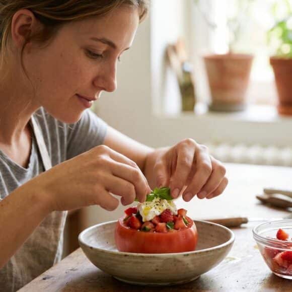 Soonnight - Fini les tomates farcies au four : la gagnante du Meilleur Pâtissier les revisite pour l'été